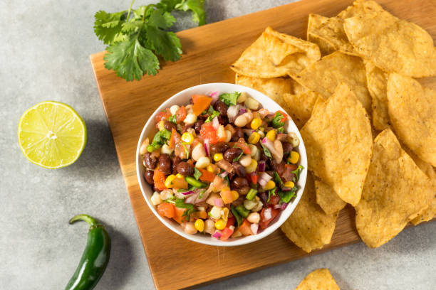 Bean Dip Nachos