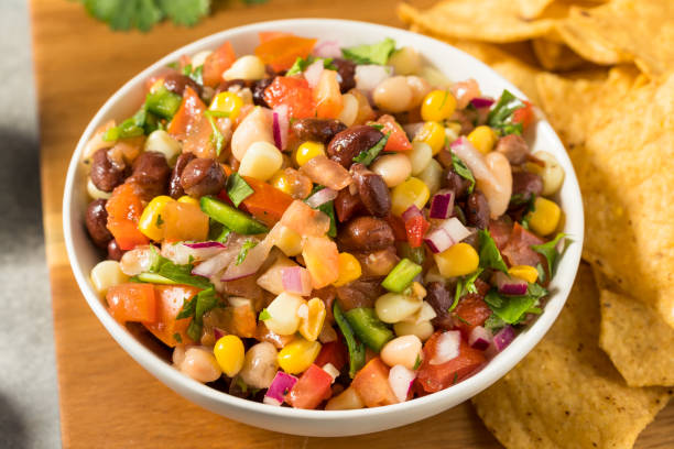 Bean Dip Nachos