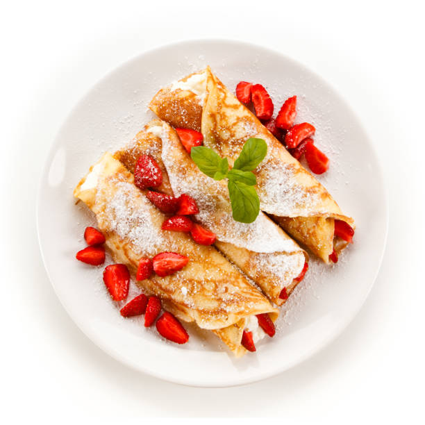 Creamy Strawberry Crepes