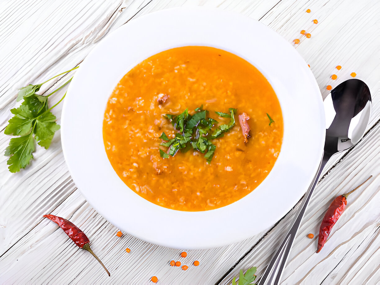 Vegan Instant Pot Red Lentil Soup