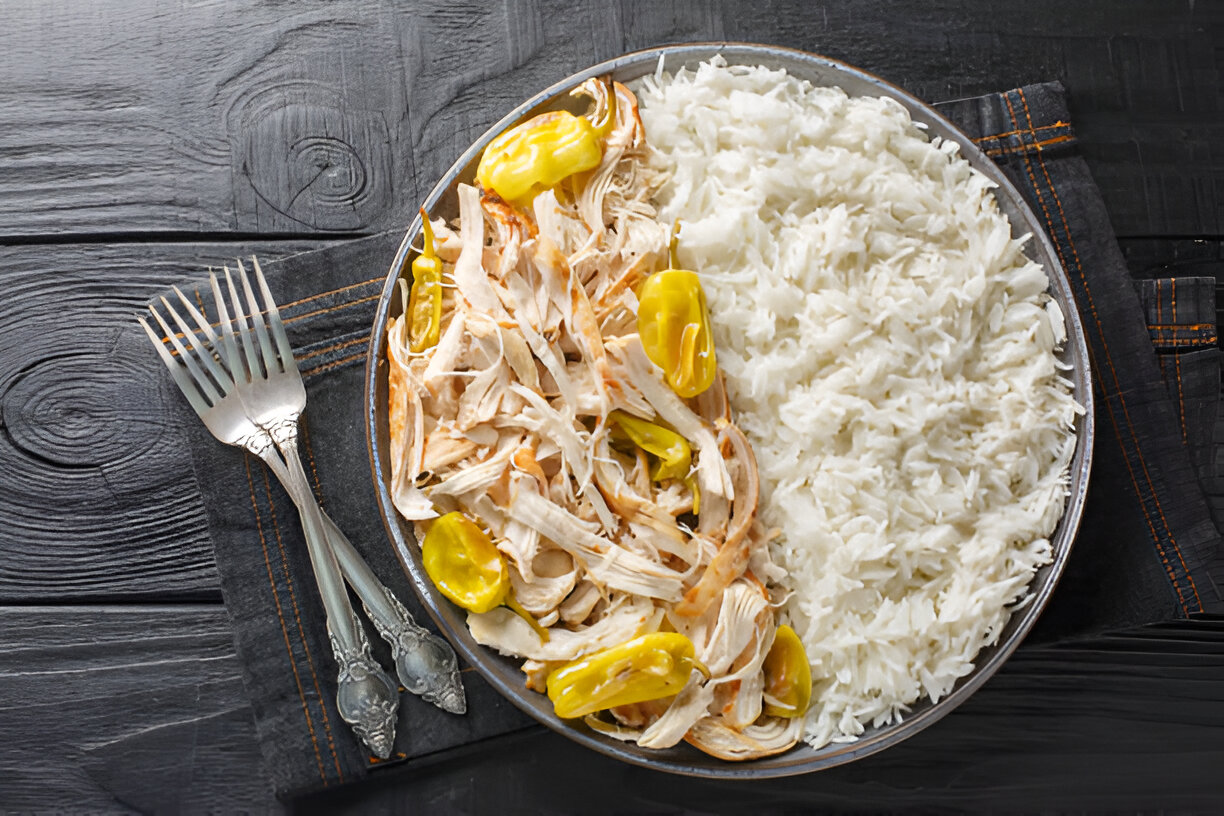 crockpot chicken and rice
