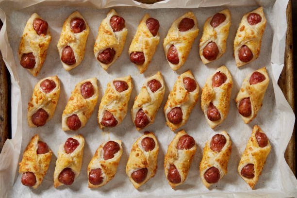 mini pigs in a blanket