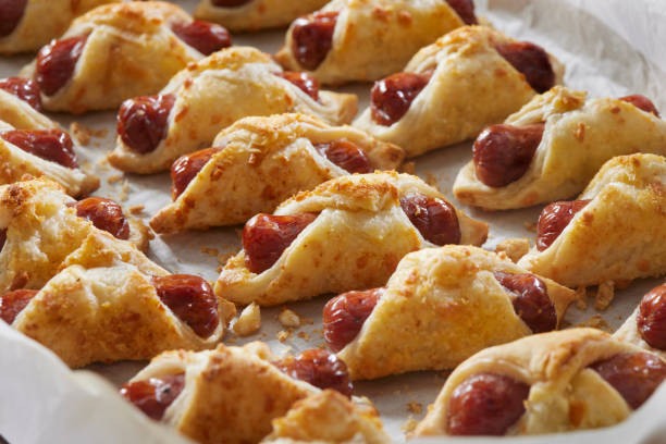 mini pigs in a blanket