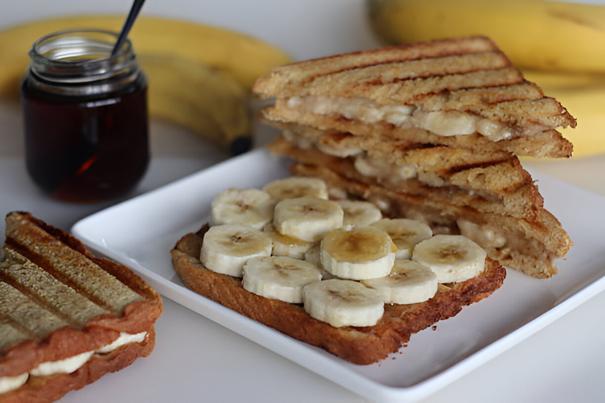 Peanut Butter and Banana French Toast