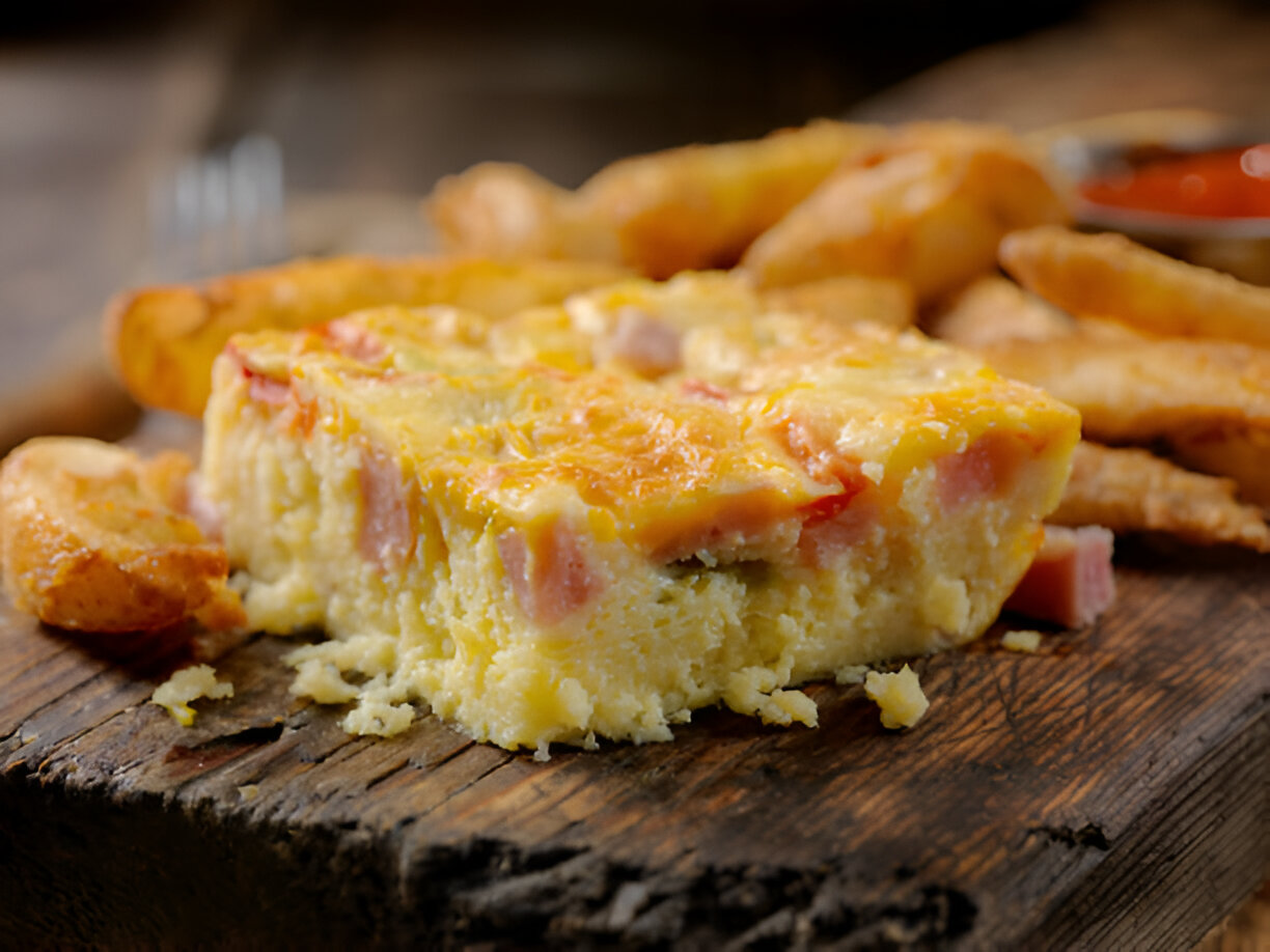 cheesy egg casserole