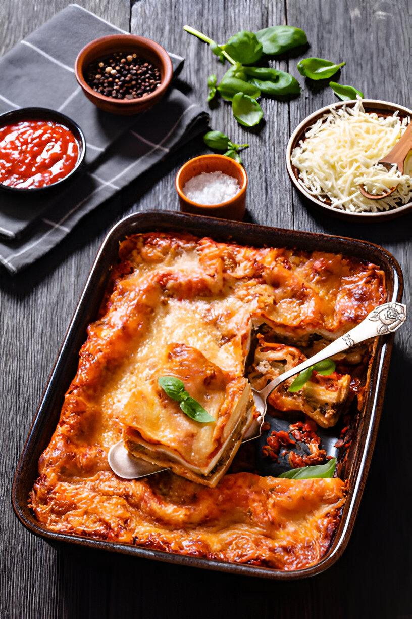 cheesy lasagna recipe