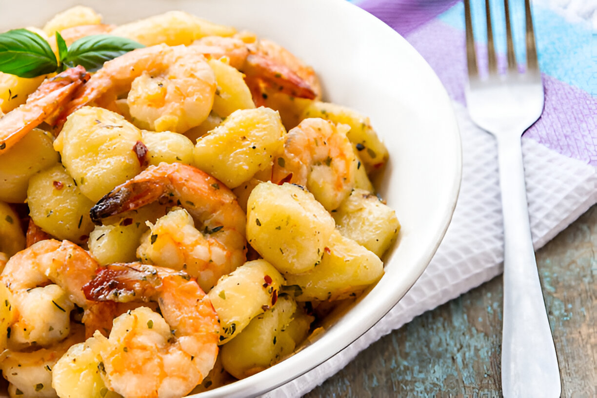 shrimp gnocchi