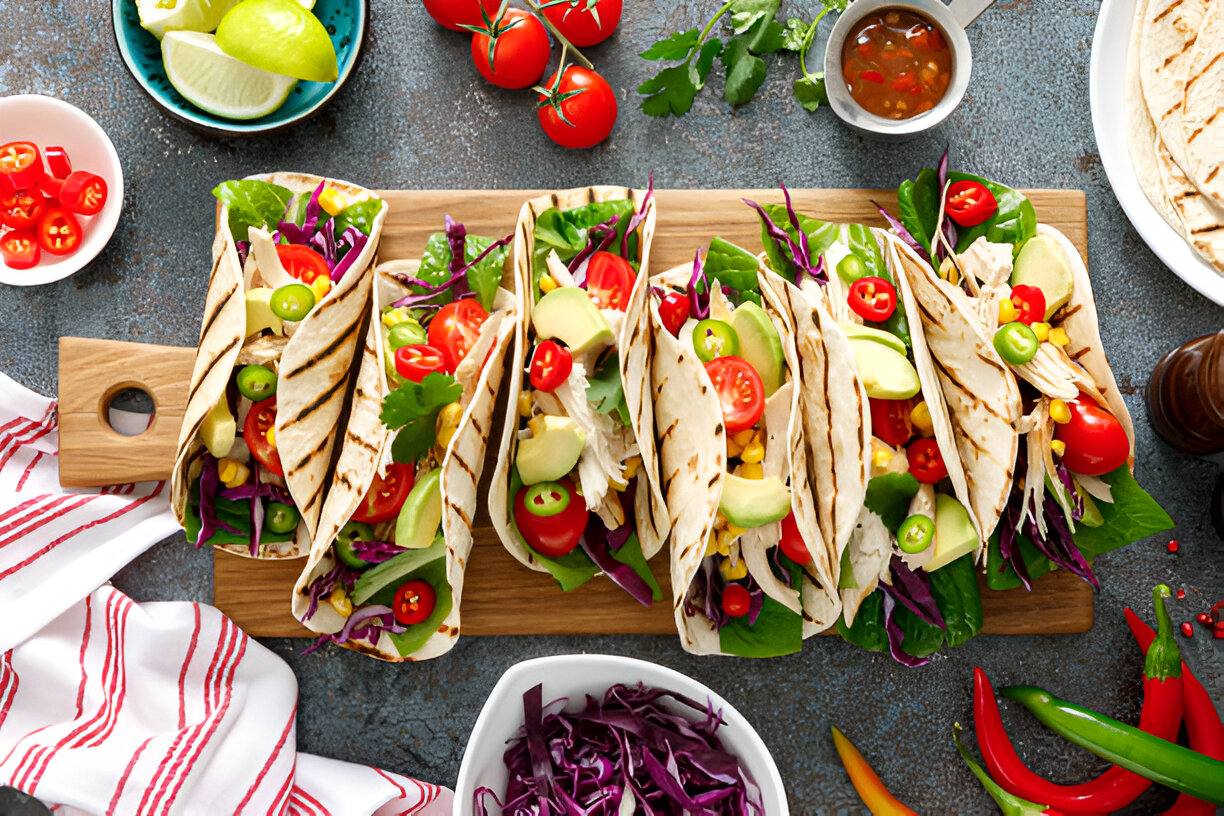 grilled chicken tacos