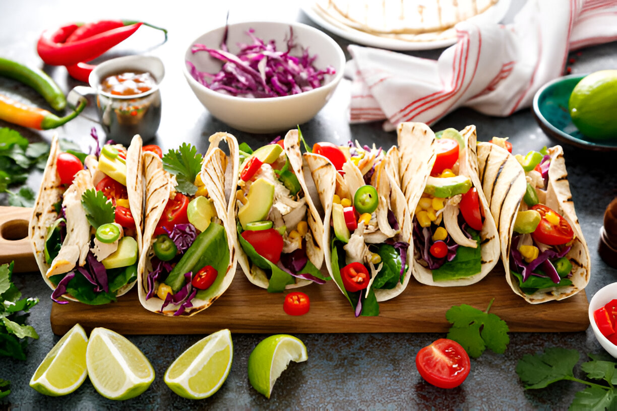 grilled chicken tacos