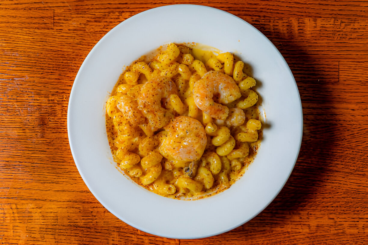 shrimp mac and cheese